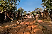 Banteay Srei temple - the causeway leading to the 3rd enclosure